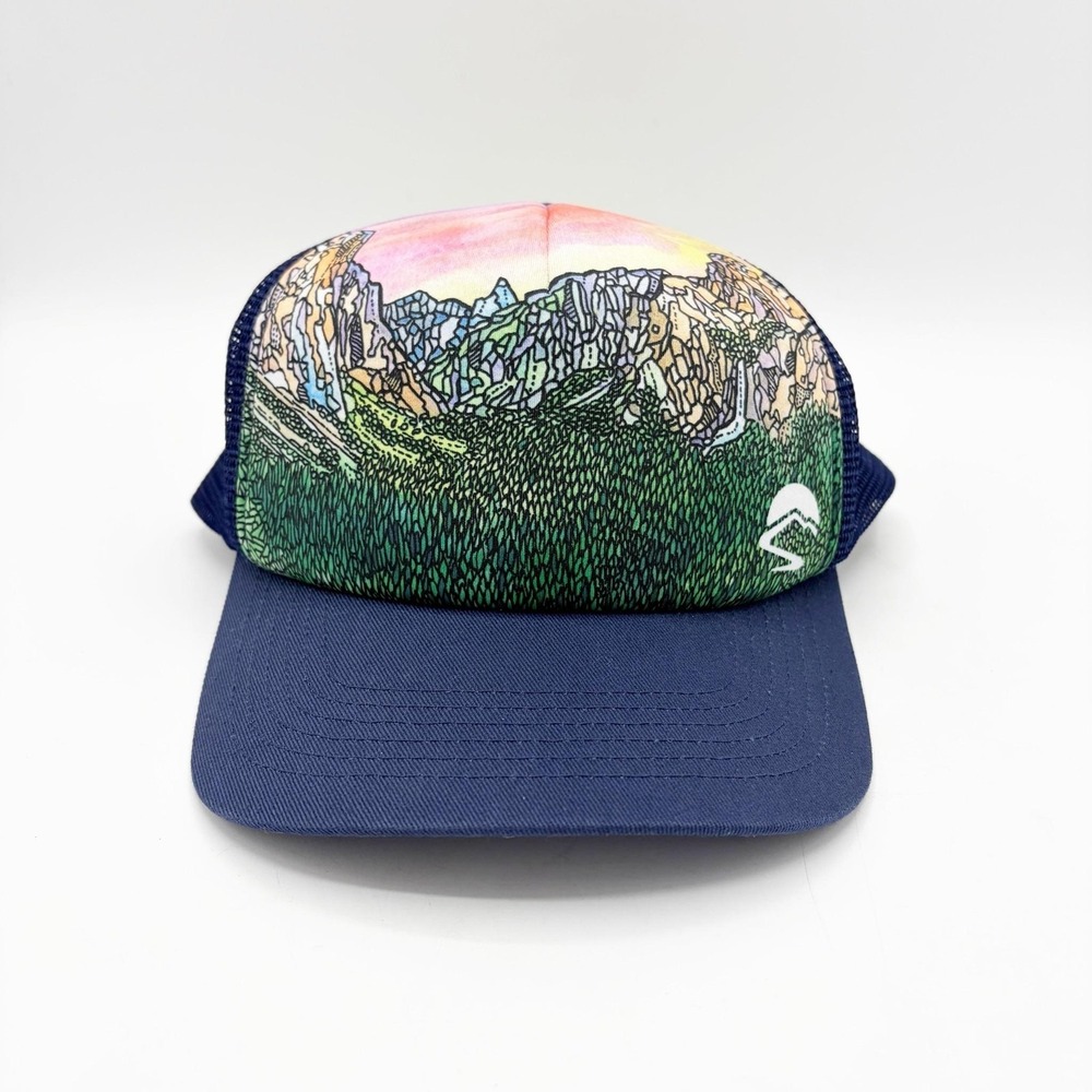 Sunday Afternoons Artist Series Hat Cap Snap Back Mens OS Blue Yosemite Valley